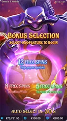 Genie's 3 Wishes · Memahami persyaratan aktivasi fitur putaran gratis dari banner penunjuk.